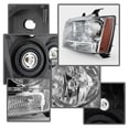 thumbnail image 5 of Xtune Headlight Assembly 9022760 Bulb Not Included; Standard Beam; Crystal Clear Lens; Chrome Plated Housing; Uses Stock Bulb; Set Of 2, 5 of 5