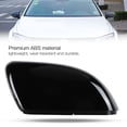 thumbnail image 4 of Back Mirror , Black Rearview Mirror Cover Plug And Play Light Weight  For Car Replacement For 6 R20, 4 of 8