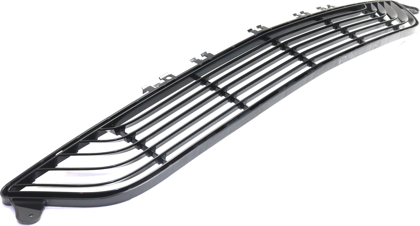 Bumper Grille Compatible With 2014-2016 Mercedes Benz E250 2015 E300 Front, Center Textured Black