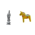 thumbnail image 1 of Estatua de Guan Yin,Estatua de Guan Yin para decoración del hogar.,Figura de escritorio,Estatua tradicional sueca del caballo de Dala,Figura creativa del caballo Dalecarliano, 1 of 8