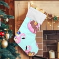 thumbnail image 5 of GZHJMY Christmas Stocking, Personalized Sloth Large Candy Stocking Hanging Gift, Xmas Stockings Decoration 1 PCS for Family Holiday Party Ornaments Decor Fireplace, 5 of 7