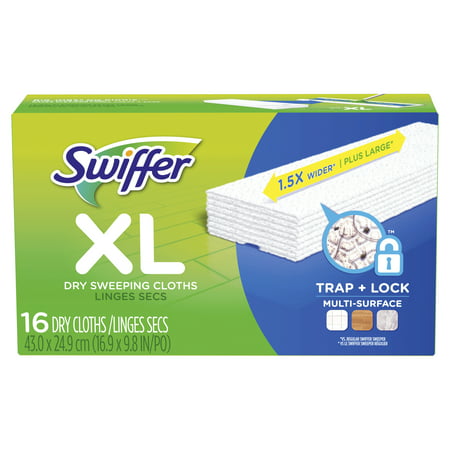 Swiffer Sweeper XL Dry Sweeping Cloths, 16 count (Best At Home Dry Cleaning)
