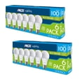 thumbnail image 1 of 2 Packs de 6 focos LED Aksi 15W ECO A19 Base E27 Luz Blanca, 1 of 3