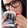 thumbnail image 2 of 3drose, Cavalier King Charles Spaniel Puppy Reclining on the Carpet., 15oz Two-tone Red Mug, 2 of 6