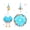 Blue, variant on Festival Party Porch Goose Dress Set, 23 Inch White Goose Decoration Kit, Outdoor Holiday Déor for Garden Entrance Celebration