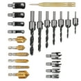 thumbnail image 4 of Fraise à fraise, 23Pcs Outil de Chanfrein Durable HSS Conception Standard Portable pour le Traitement, 4 of 8