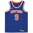 thumbnail image 3 of Framed RJ Barrett New York Knicks Autographed 2021-2022 Blue Icon Swingman Jersey with "2019 #3 Pick" Inscription - Fanatics Authentic Certified, 3 of 4