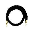thumbnail image 2 of ziyahi Rope Barriers - Heavy Duty Crowd Control Stanchions Stanchions Queue Rope Hotels 3m Black, 2 of 7