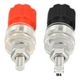 thumbnail image 2 of 8Pcs Video Speaker Terminal Connector Binding Post 4mm Banana Jack Outlet, 2 of 5