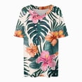 thumbnail image 4 of TOWMUS Womens T-Shirts V Neck Short Sleeve Summer Tops Women Casual Print Shirts for Women, 4 of 6
