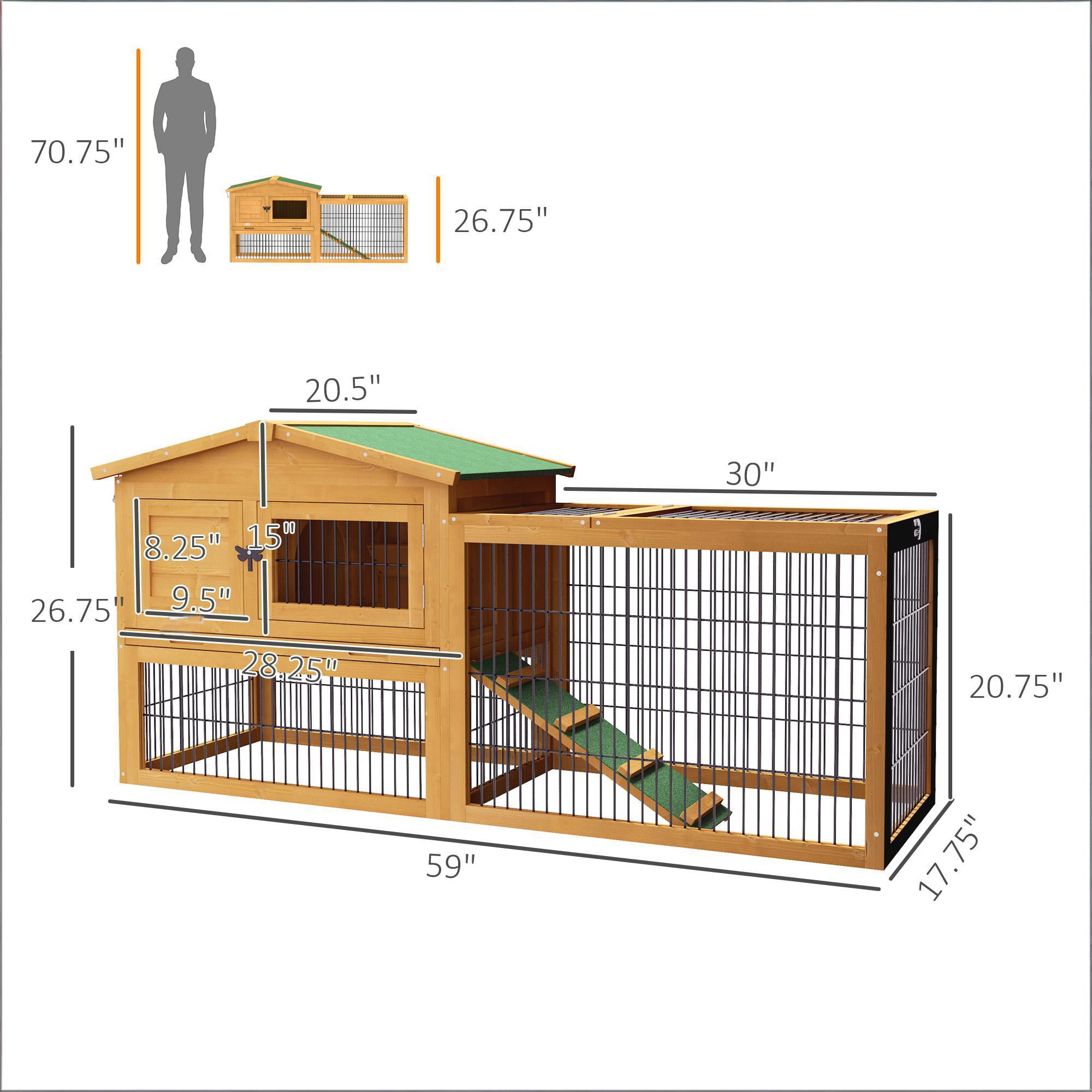 Outdoor Pet House Rabbit Hutch