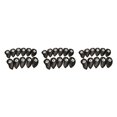 thumbnail image 1 of Guardoinrt Durable for Golf Iron Headcover Club Head Cover for Long-lasting Protection Secure Closure Black White 3PCS, 1 of 6