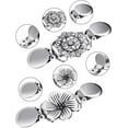thumbnail image 4 of 4 Pieces Vintage Sweater Shawl Clips Retro Cardigan Collar Clips Dress Shirt Brooch Clips, 4 of 4