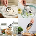 thumbnail image 5 of Food Metal Shovel Food Scoops Ice Utility Scoop Ice Cream Candy Ice Cube Maker for Freezer Stainless Scoop Ice Shovel Mini Ice Machine Kitchen Ice Scooper Sugar Scoop, 5 of 6