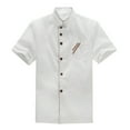 thumbnail image 4 of Executive Chef Coat with Contrast Piping Jacket for and Buttons White XL, 4 of 7