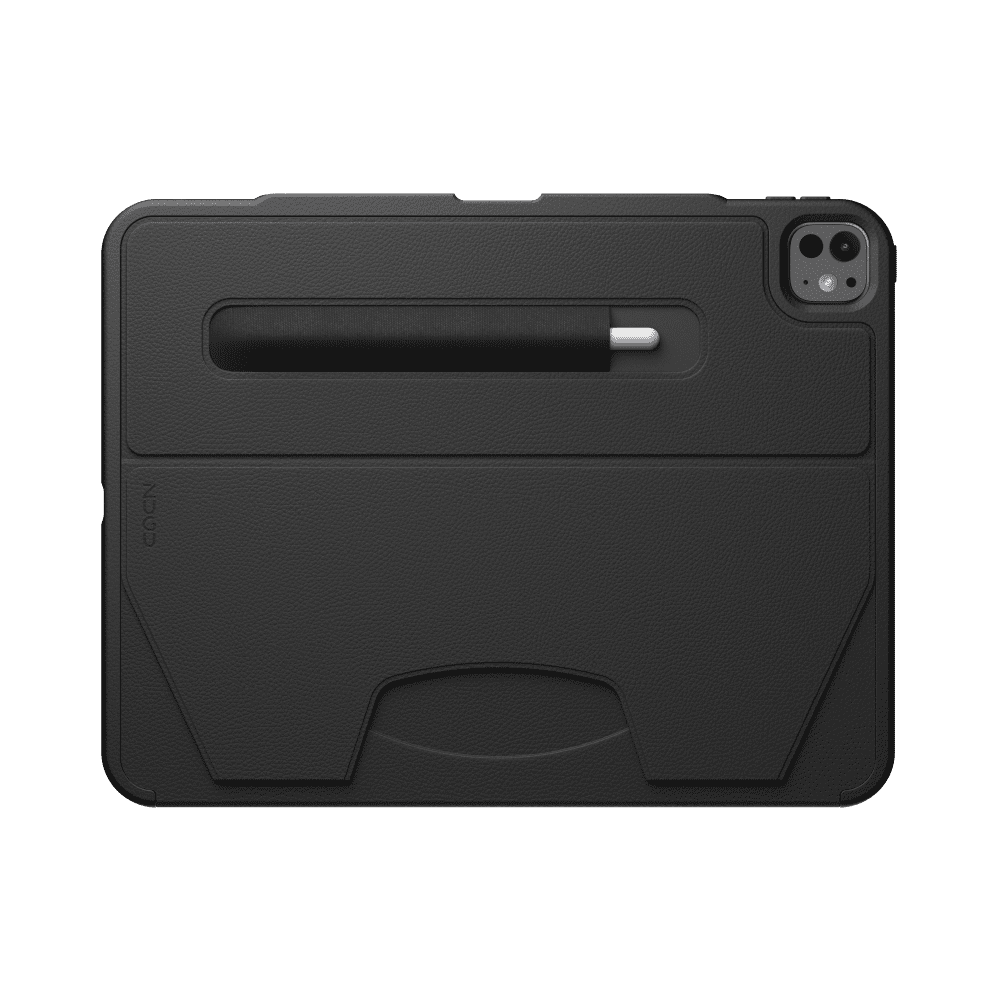 Zugu Case for iPad Pro 13 (M4/M5) 2024/2025, Slim Protective Cover with Apple Pencil Holder, Auto Wake/Sleep, Multiple Viewing Angles - iPad Pro 13 Inch Case, iPad 13 Case - Black