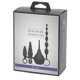 thumbnail image 4 of Kit inicial de juguetes anales de 4 piezas de Fifty Shades of Grey, con tapón anal de silicona, tapón anal vibratorio, cuentas anales y ducha, impermeables, negro, 4 of 5