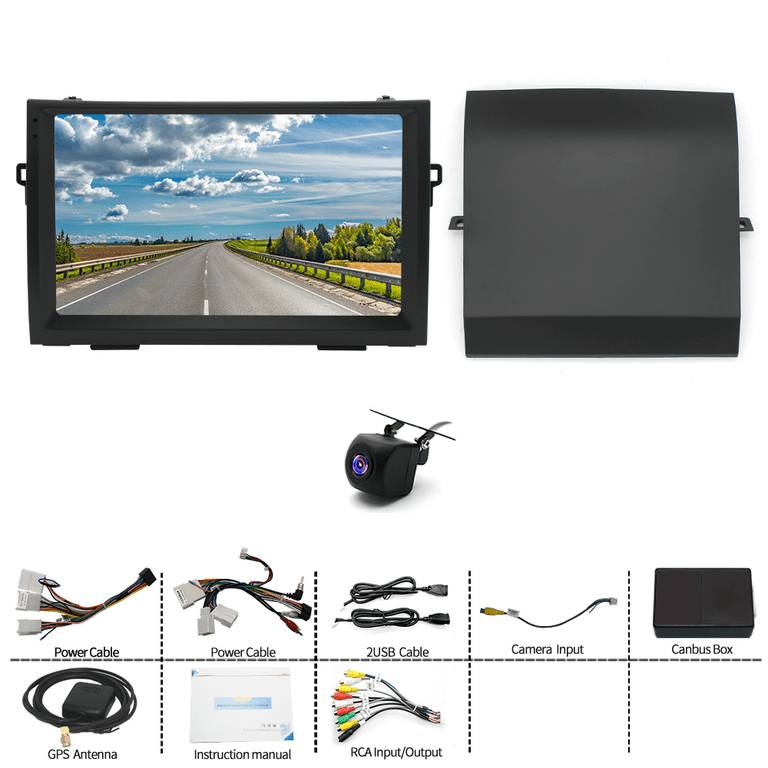 Autoradio Android 15 Avec GPS Et CarPlay Pour Toyota Prius 2003-2009 - écran Vidéo, Neuf