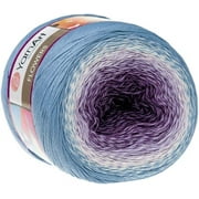 YarnArt Flowers Yarn 55% Cotton 45% Acrylic 250g 1094yds Multicolor Cotton Yarn Rainbow Crochet Yarn Spring Summer Yarn (264)