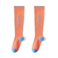 thumbnail image 1 of Visland 1 Paire Bas de Compression Rayé Extensible Long Tube Anti-Fatigue Chaussettes Sportives pour l'Escalade de Course à Pied, 1 of 6