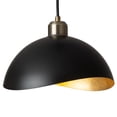 thumbnail image 4 of Luna Bella Pendant Light Small Matte Black Weathered Brass, 4 of 10