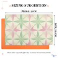 thumbnail image 6 of Yayeee Doormat for Inside 20"x32" Absorbent Low-Profile Washable Non-Slip Rubber Backed Entryway Rug, Beige Symmetrical Stars, 6 of 8