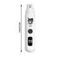 thumbnail image 3 of Cordless Rechargeable Nail Grinder Trimmer with LED Light for Gentle Grooming Quiet File Polisher for, 3 of 7