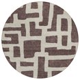 thumbnail image 2 of Addison Rugs Chantille Indoor/Outdoor Transitional Lines Fudge Washable Round Rug, 8' x 8', 2 of 6