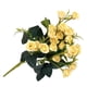 thumbnail image 4 of Toystoory 2020 nueva rosa artificial de flores escritorio decorativo ramo de rosas falsas decoración para fiesta de boda Flores artificiales champán Toystoory HA6614-03B, 4 of 6