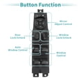 thumbnail image 3 of Interruptor de ventana eléctrica del lado del conductor delantero izquierdo de Unique Bargains compatible con Dodge Ram 1500 2500 3500 2002-2010 No.68171680AA, 3 of 7