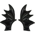 thumbnail image 5 of Punk Headdress Bat Wing Halloween Pair Hair Clip + Choker with Devil Wing Cool Girl Bat Wing Shape Gothic Choker, 5 of 9