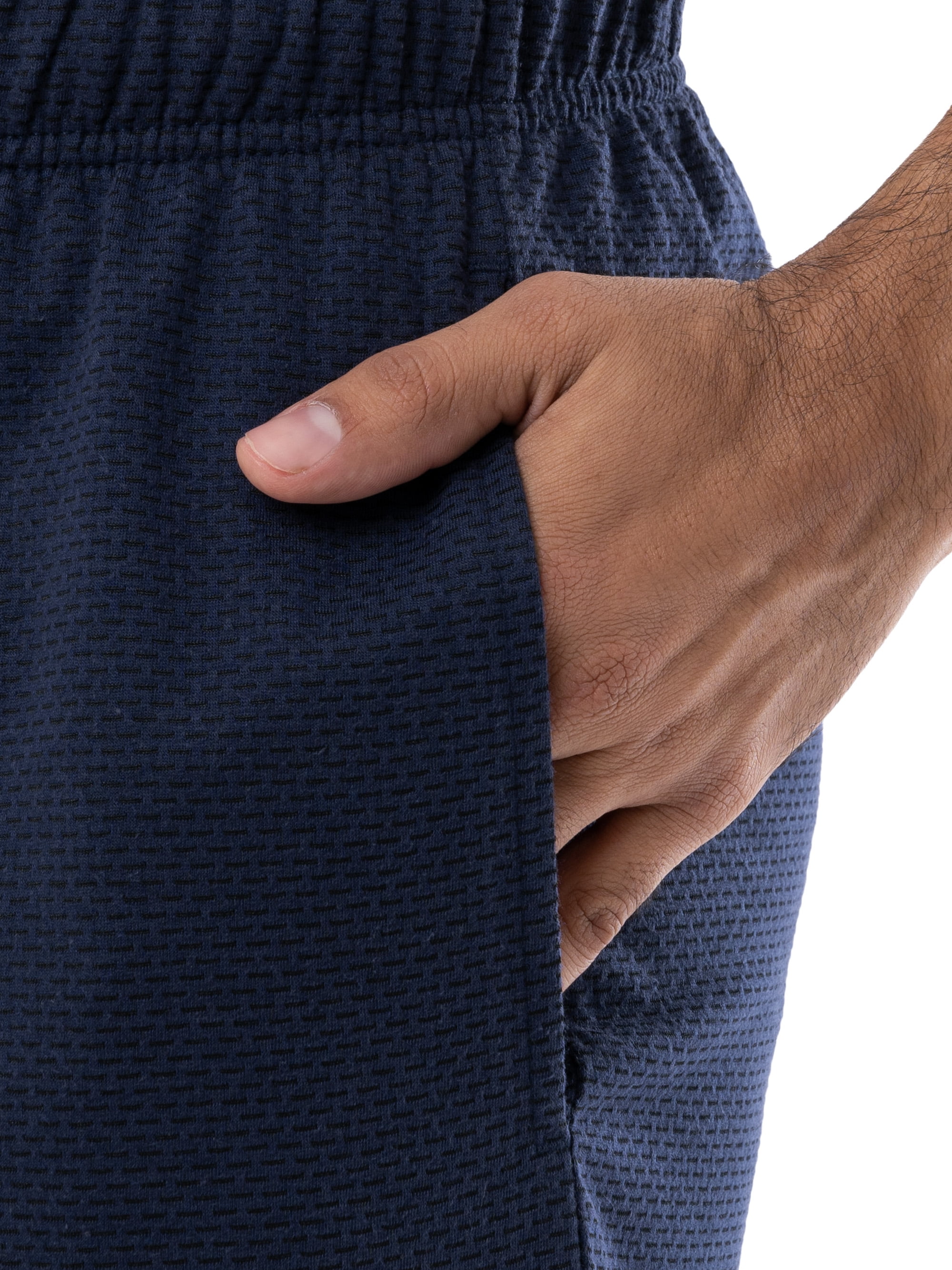Fruit of the Loom Men's and Big Men’s Breathable Mesh 2-Pack Knit Sleep Pajama Short, S-2XL