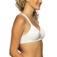 thumbnail image 3 of Vanity Fair Soutien-Gorge Sans Armatures Couvrant pour Femmes, 42D, Jacquard Blanc, 3 of 4