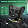 thumbnail image 3 of Dual Controller Charger for Xbox One/ One X/S Controllers, Compatible with Xbox One S X Controller Charging Dock Station, Fast Controller Charger Dock Stand, with 1100mAh Rechargeable Battery, 3 of 9