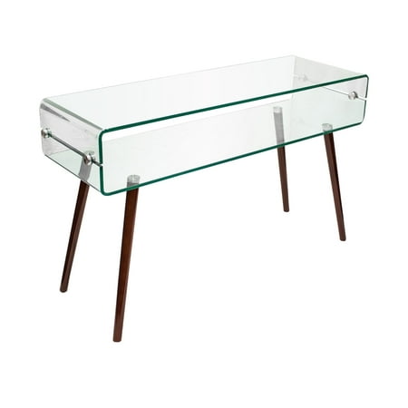 Best Master Furniture Z03 Clear Glass Sofa Table