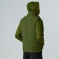 thumbnail image 4 of Leodye Veste Sans Manches en Molleton Décontractée et Tendance pour Homme, Col Montant, à Capuche, Veste Décontractée Vert Armée P(S), 4 of 7