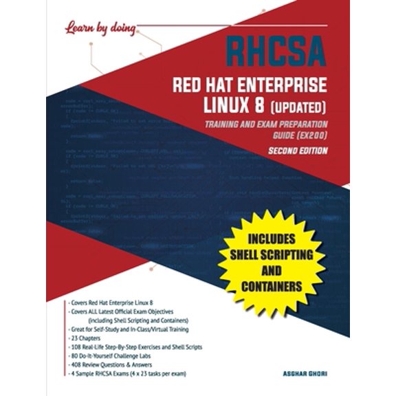 Pre-Owned RHCSA Red Hat Enterprise Linux 8 (UPDATED): Training and Exam Preparation Guide (EX200), Second Edition (Paperback) 1775062147 9781775062141