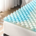 thumbnail image 5 of Best Price Mattress 2-inch Egg Crate Swirl Gel AeroBreeze Cooling Air Flow Memory Foam Topper, King, 5 of 9
