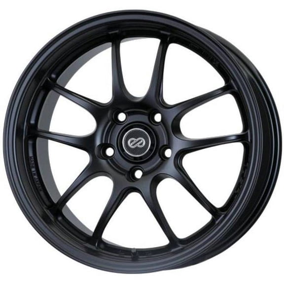 Enkei  PF01 17 x 8 in. 5 x 114.3 Bolt Pattern 50 mm offset Black Wheel