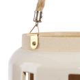 thumbnail image 3 of Bouclair Beige Ceramic Decorative Outdoor Lantern, 3 of 10