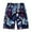 A-White144, variant on XIAOCHA Gradient Plaid Swim Shorts For Men Elastic Drawstring Summer Beach Trunks