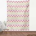 thumbnail image 3 of Cactus Print Upholstery Fabric by the Yard, Illustration of Celebrating Scene Cinco de Mayo Festival in Mexico, Decorative Fabric for DIY and Home Accents, 2 Yards, White and Multicolor by Ambesonne, 3 of 4