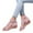 Pink, variant on UKAP Women Pumps Zip Up Heels Sanndal Cutout Sandals Ladies Wedge & Platform Shoes High Top Brown 6