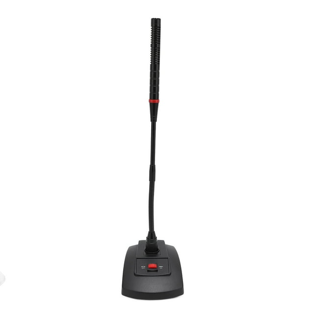 Microphone Podium XLR, Microphone à Condensateur Col de Cygne Angle Réglable Qualité Sonore Professionnelle pour Conférence pour Réunion