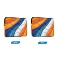 thumbnail image 7 of FORMRS 13-13.3 inch Laptop Sleeve Case Soft Carrying Quilted Computer Bag Cover, Orange Abstract Wavy, 7 of 7