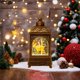 thumbnail image 4 of Farolillos navideños decorativos, luz nocturna, faroles navideños, lámpara de escritorio, farol de agua iluminado, decoración del hogar, farolillos, suministros para fiestas navideñas, 50 ml, 4 of 5