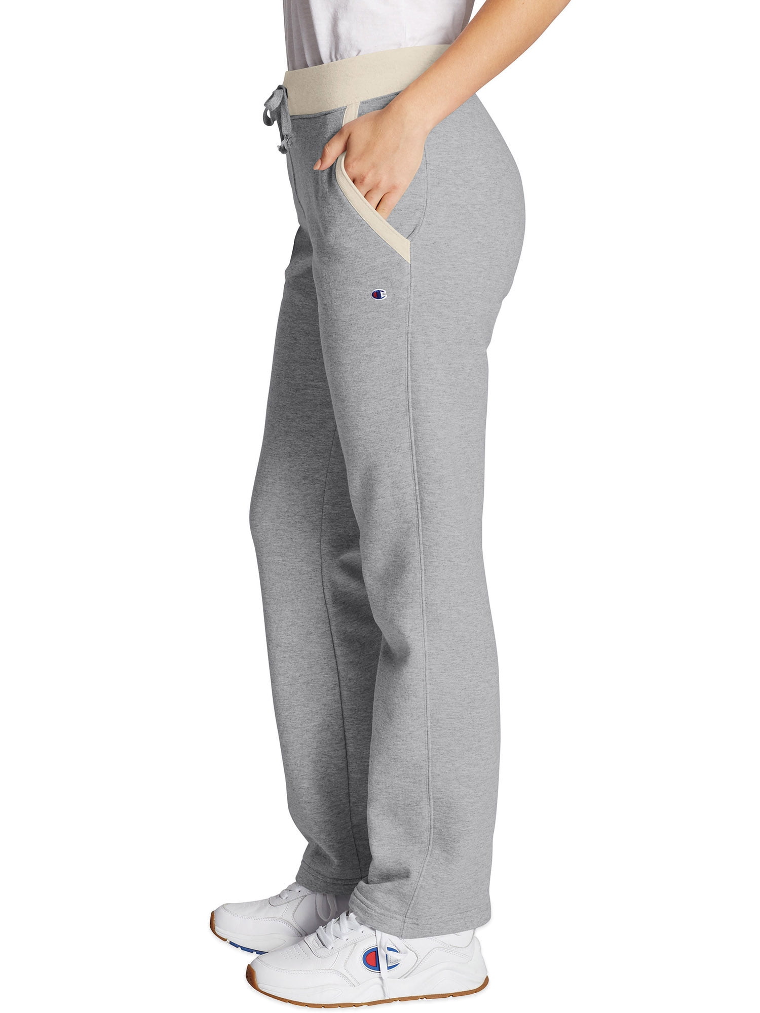 champion women's jersey banded knee pant