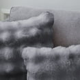 thumbnail image 4 of REGALWOVEN 1 Pc Faux Fur Cozy Decorative Throw Pillow Case Luxury Soft Modern Plush Pillowcase Grey 12" x 20", 4 of 7