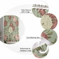 thumbnail image 5 of Shower Curtains Sets for Bathroom Decor Retro Pink Red White Flowers Waterproof Bathroom Curtain with Hooks, Country Floral Art for Bathroom Decor,36x72IN, 5 of 7