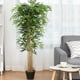 thumbnail image 3 of Costway Ficus falso 120 cm, planta artificial realística y decorativa, planta con maceta de cemento para interior y exterior para casa oficina sala de espera, 3 of 4
